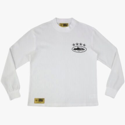 Corteiz-4Starz-Alcatraz-Waffle-Longsleeve-Shirt-–-White
